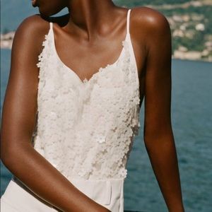 Zara Daisy Appliqué Bodysuit
